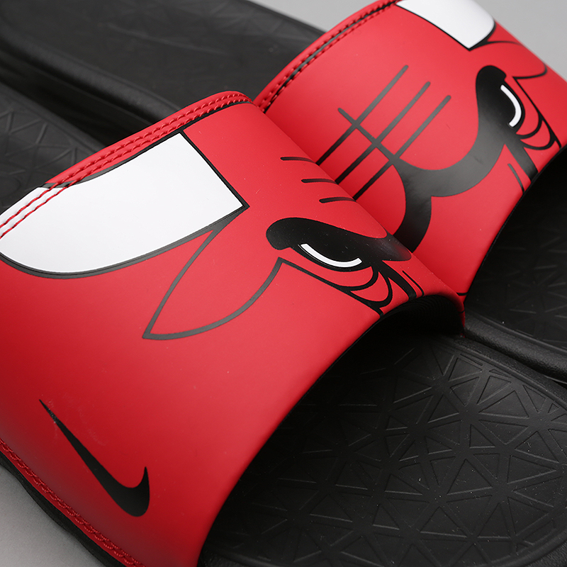  черные сланцы Nike Benassi Solarsoft NBA 917551-600 - цена, описание, фото 3